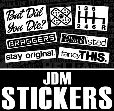 Jdm Stickers - Jdm Decals - Tuner Stickers - Drift Sticker - Kdm 