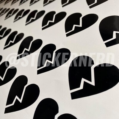 broken heart' Sticker