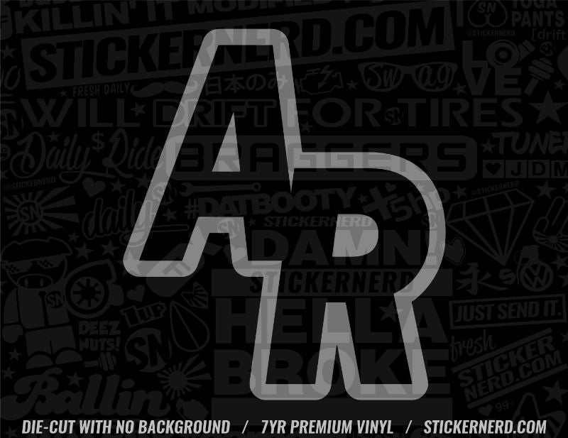 AR State Initials Sticker - STICKERNERD.COM