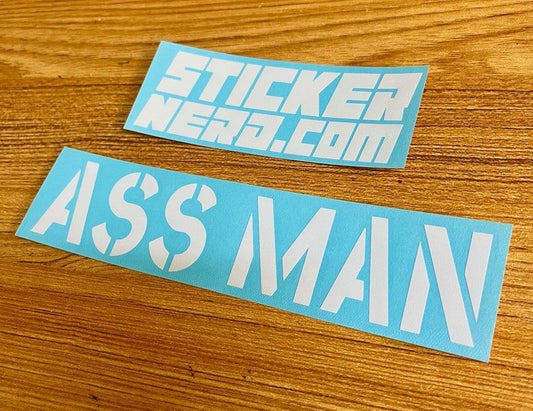 Ass Man Decal