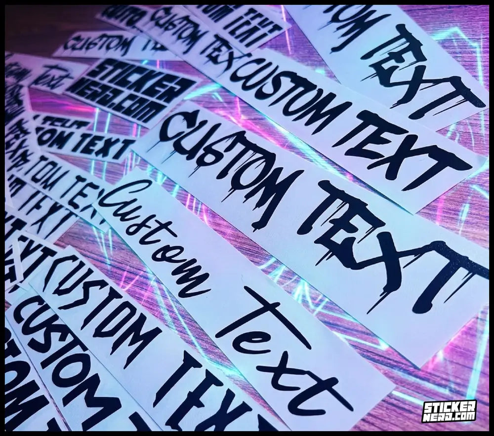 Custom Auto Stickers - Car Decals