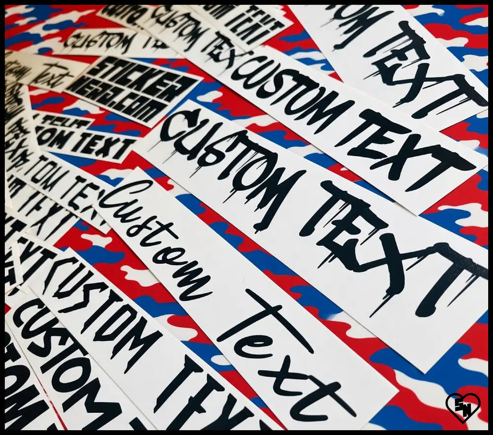Auto Window Lettering - Custom Vinyl Stickers And Decals