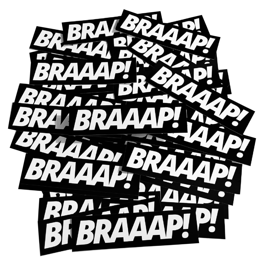 Braaap Sticker - Decal - STICKERNERD.COM