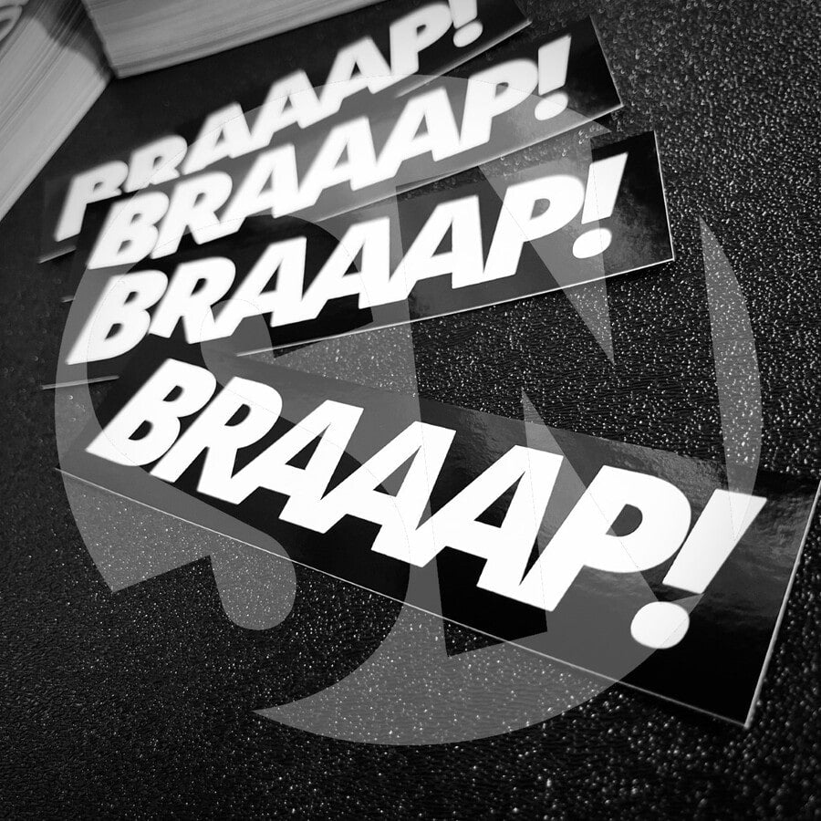 Braaap Sticker