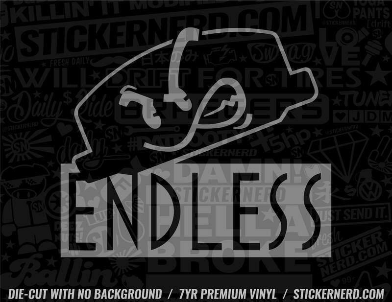 Endless Brake Caliper Sticker - Decal - STICKERNERD.COM