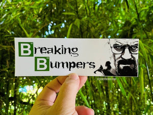 Breaking Bumpers Printed Sticker - STICKERNERD.COM
