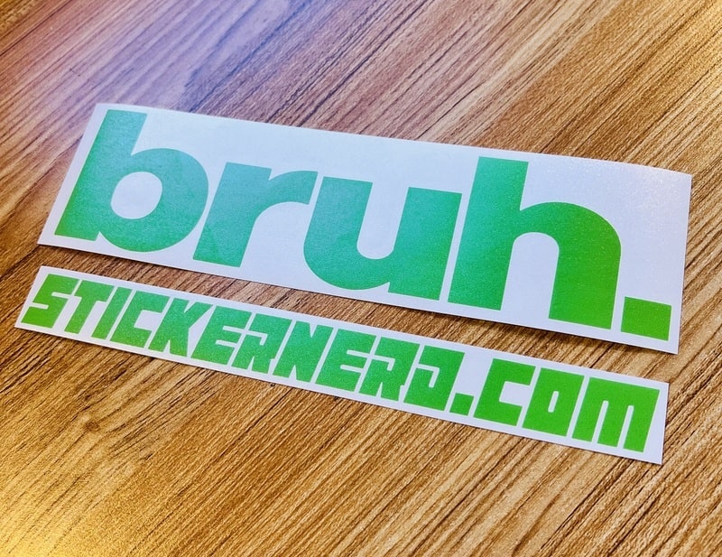 Bruh Sticker - Decal - STICKERNERD.COM