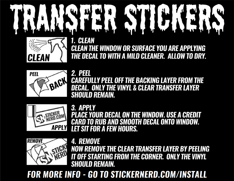 STICKERNERD - CUSTOM STICKERS - CAR DECALS