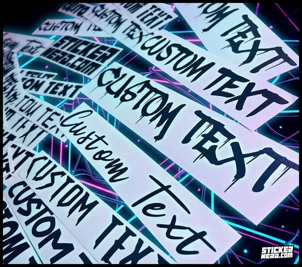 Car Decals For Windows - Custom Stickers