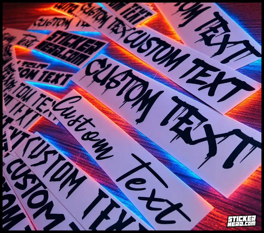 Car Stickers For Windows - Custom Decals