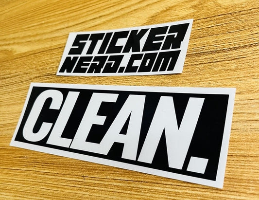 Clean Window Decal - Sticker - STICKERNERD.COM - Sticker Nerd