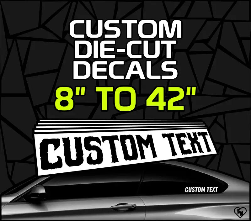 Custom Die-Cut Decals - Design Custom Window Decals Online