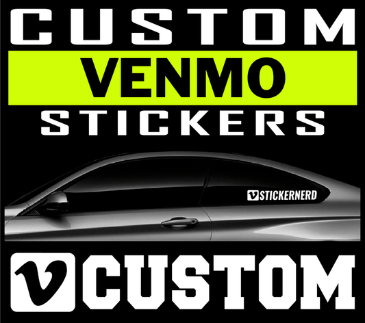 Custom Venmo Stickers