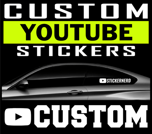 Custom YouTube Stickers