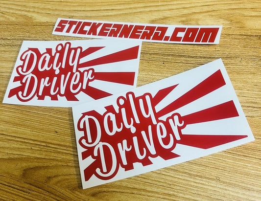 Daily Driver Japan Flag Decal - STICKERNERD