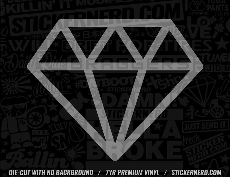 Diamond Sticker - Decal - STICKERNERD.COM