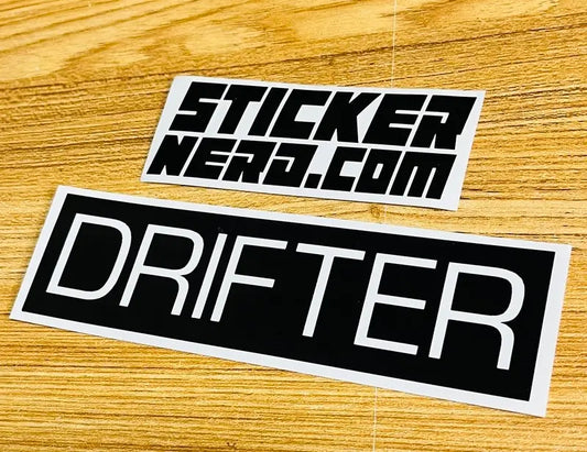 Drifter Decal - Car Window Sticker - STICKERNERD