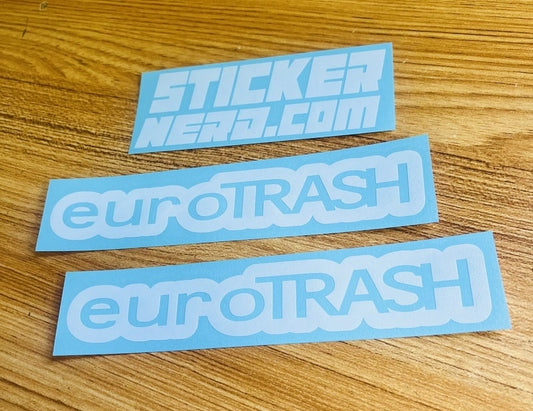 Euro Trash Decal - STICKERNERD.COM