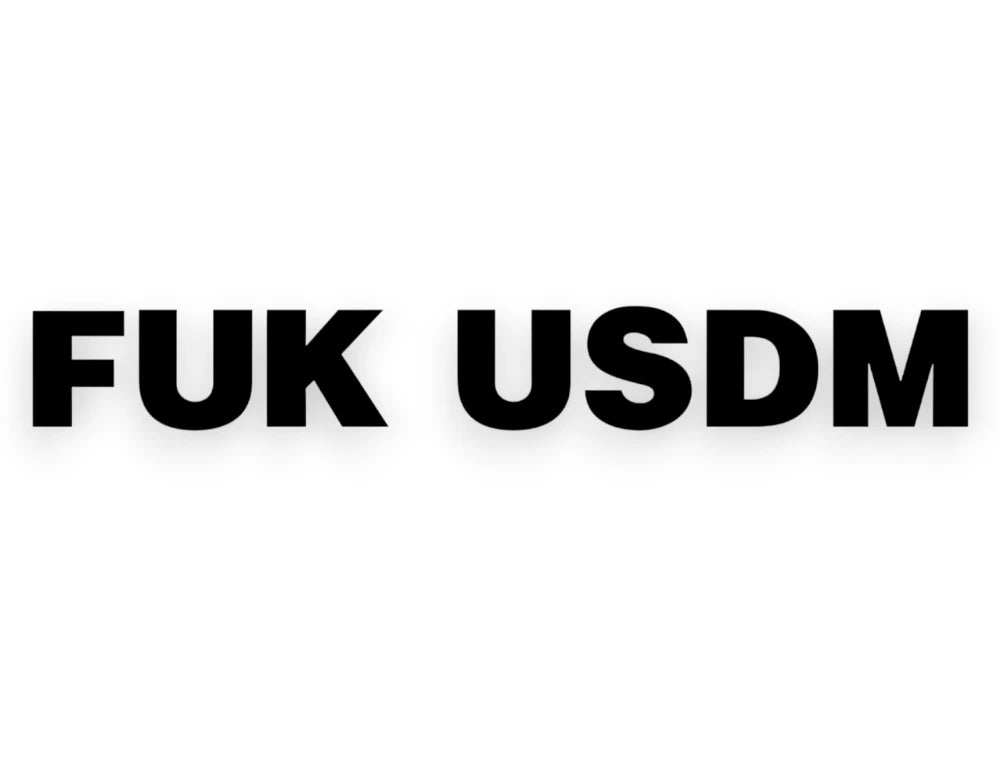 F USDM Sticker - Window Decal - STICKERNERD.COM