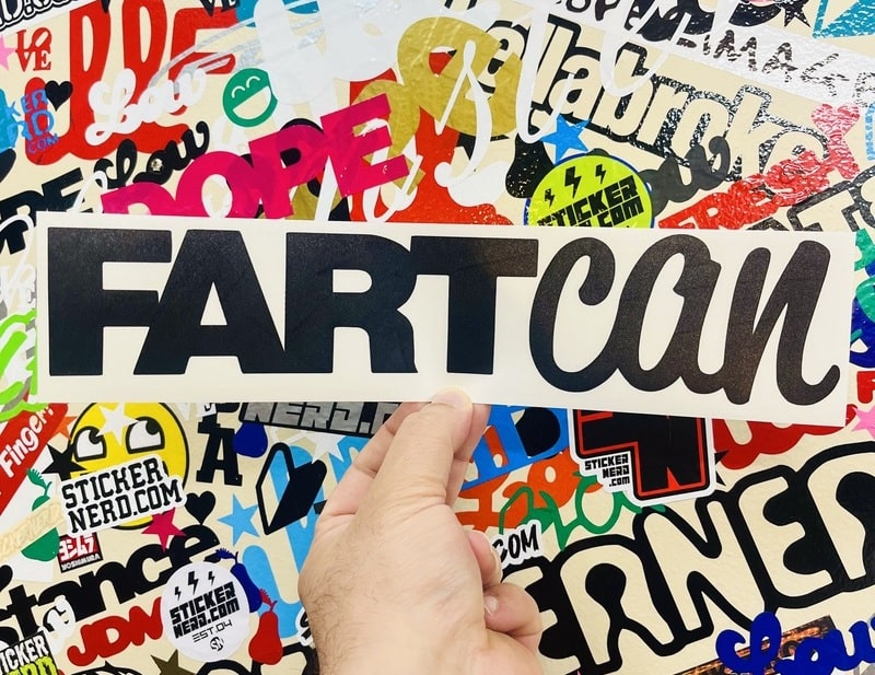 Fart Can Decal