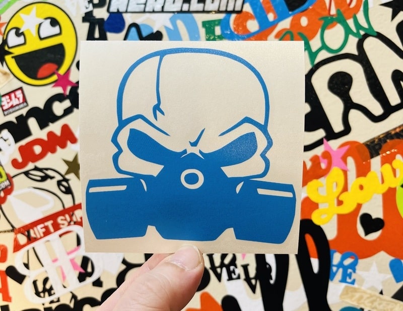 Gas Mask Decal