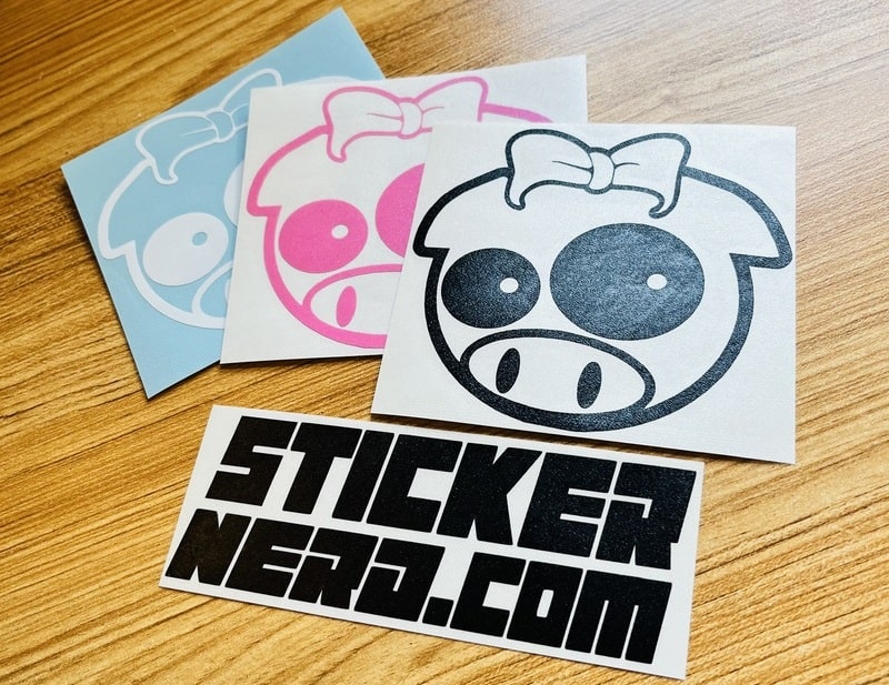 Girl Rally Pig Sticker - Window Decal - STICKERNERD.COM