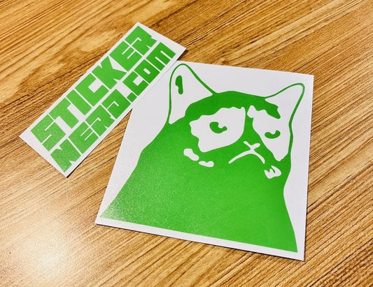 Grumpy Cat Meme Sticker - Window Decal - STICKERNERD.COM