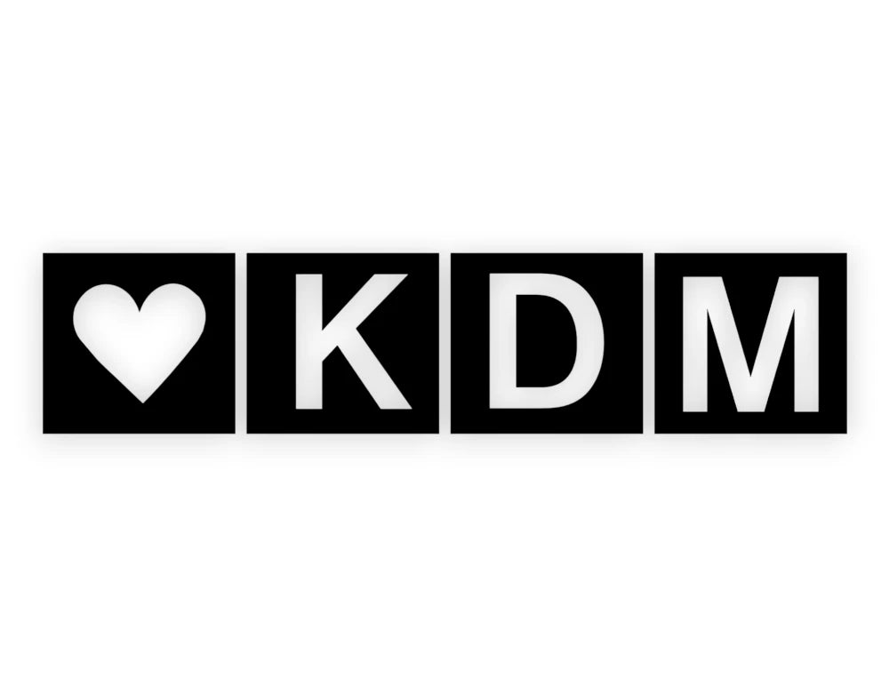 Heart KDM Sticker - Decal - STICKERNERD.COM