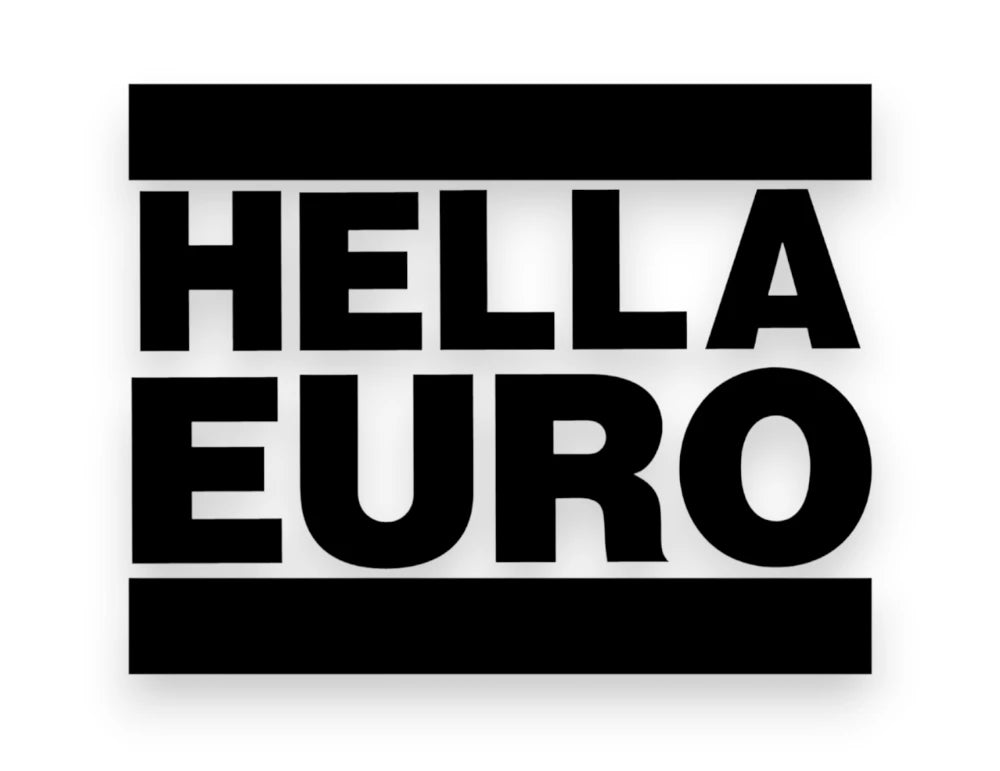 Hella Euro Sticker - Window Decal - STICKERNERD.COM