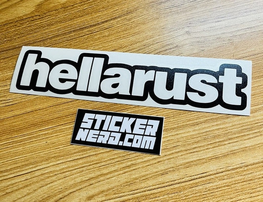 Hella Rust Decal - STICKERNERD.COM