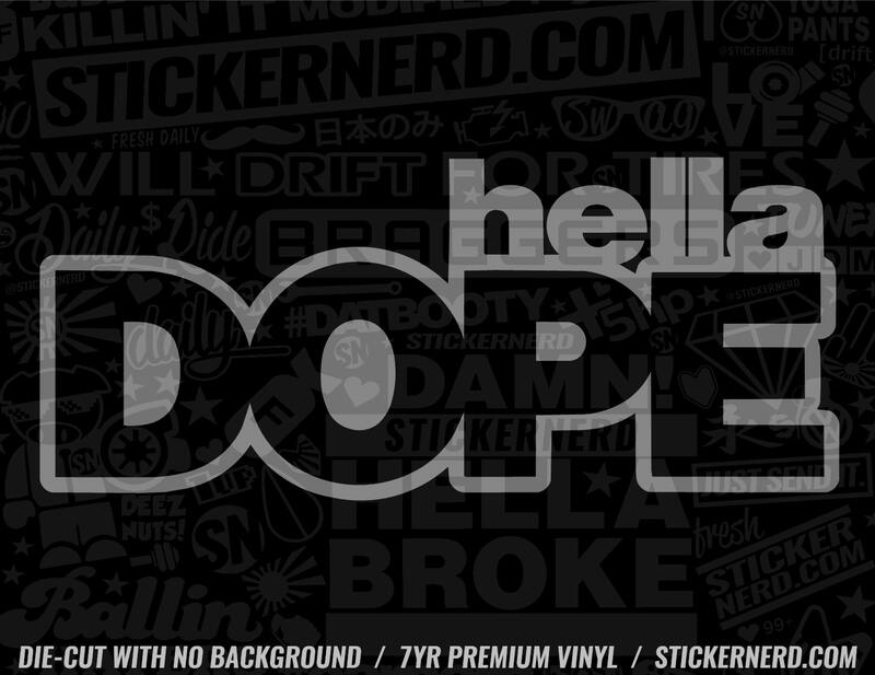 Hella Sticker - Window Decal - STICKERNERD.COM