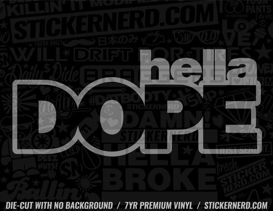 Hella Sticker - Window Decal - STICKERNERD.COM