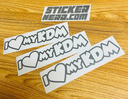I Heart My KDM Decal - Vinyl Sticker