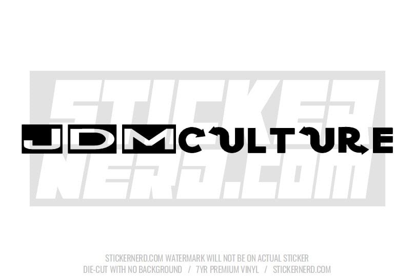 JDM Culture Windshield Sticker