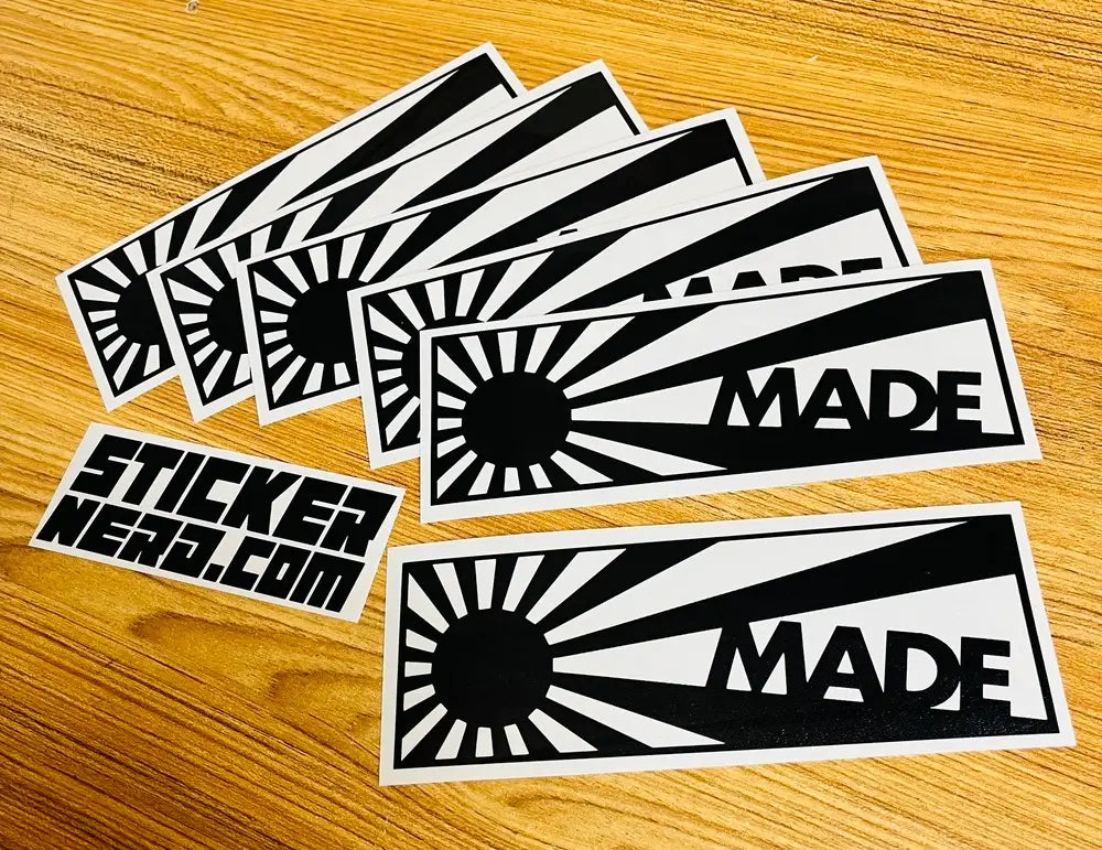Japan Made Sticker - Vinyl Window Decal - STICKERNERD