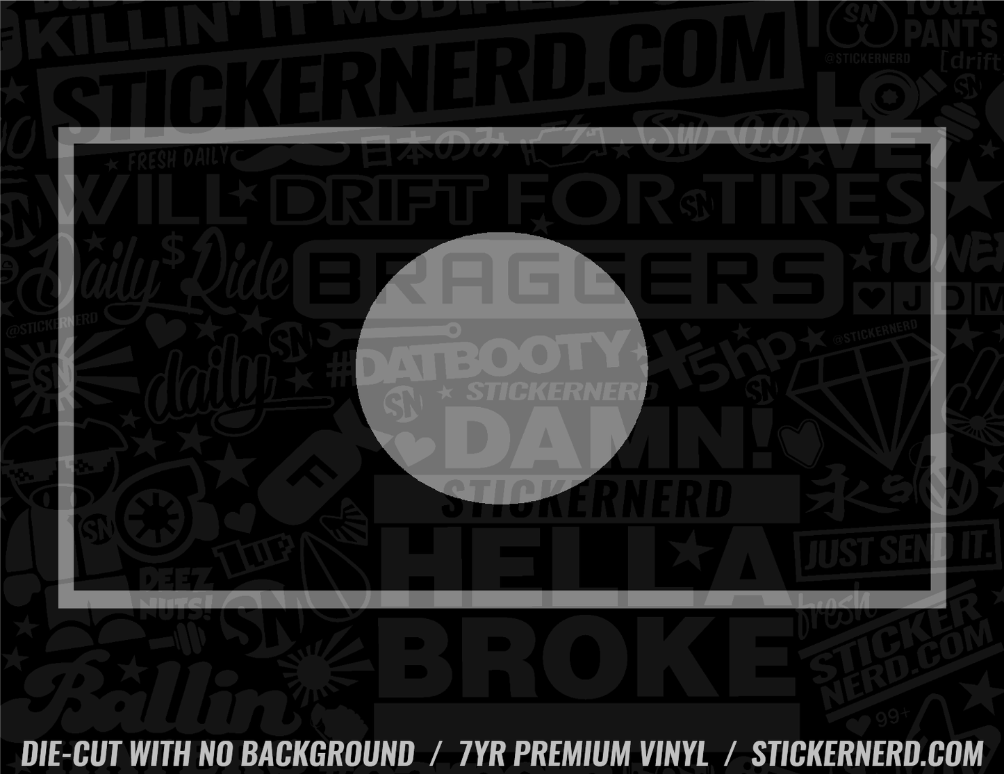 Japanese Flag Sticker - Window Decal - STICKERNERD.COM