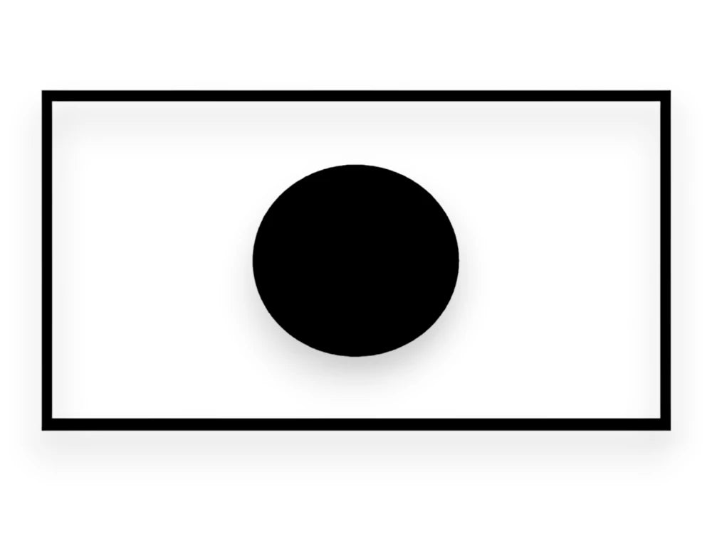 Japanese Flag Sticker - Japan Window Decal - STICKERNERD.COM