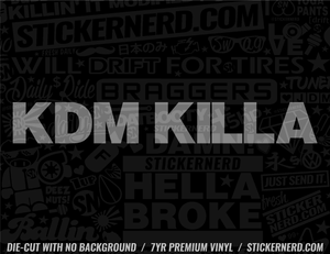KDM Killa Sticker - Window Decal - STICKERNERD.COM
