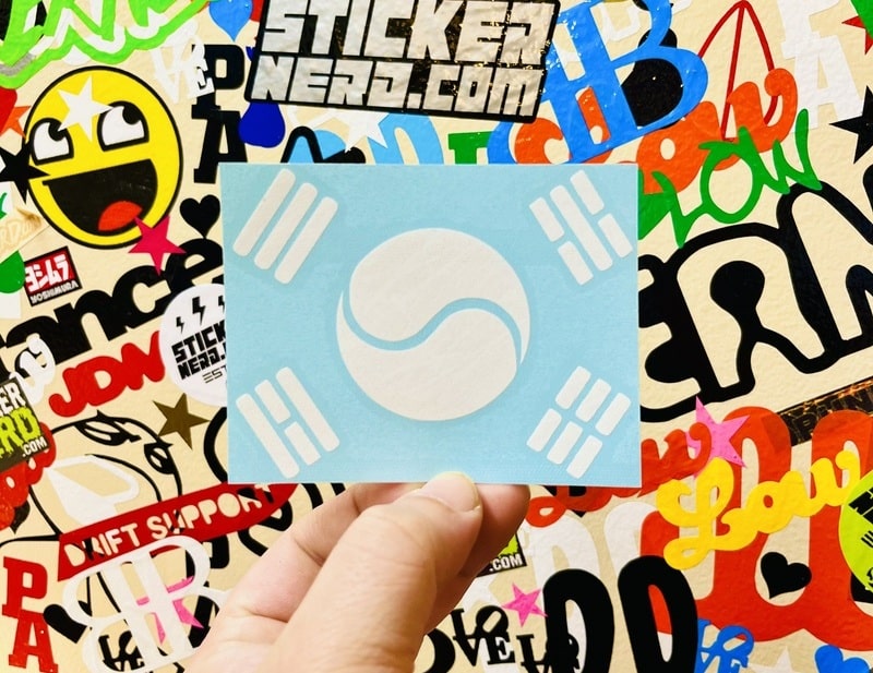Korean KDM Flag Decal - STICKERNERD.COM