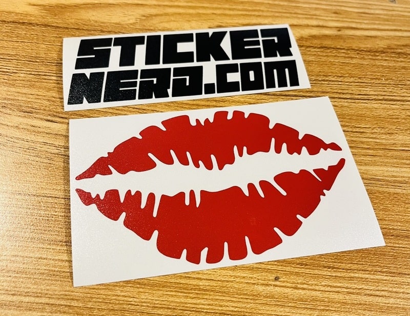Lips Sticker - Window Decal - STICKERNERD.COM