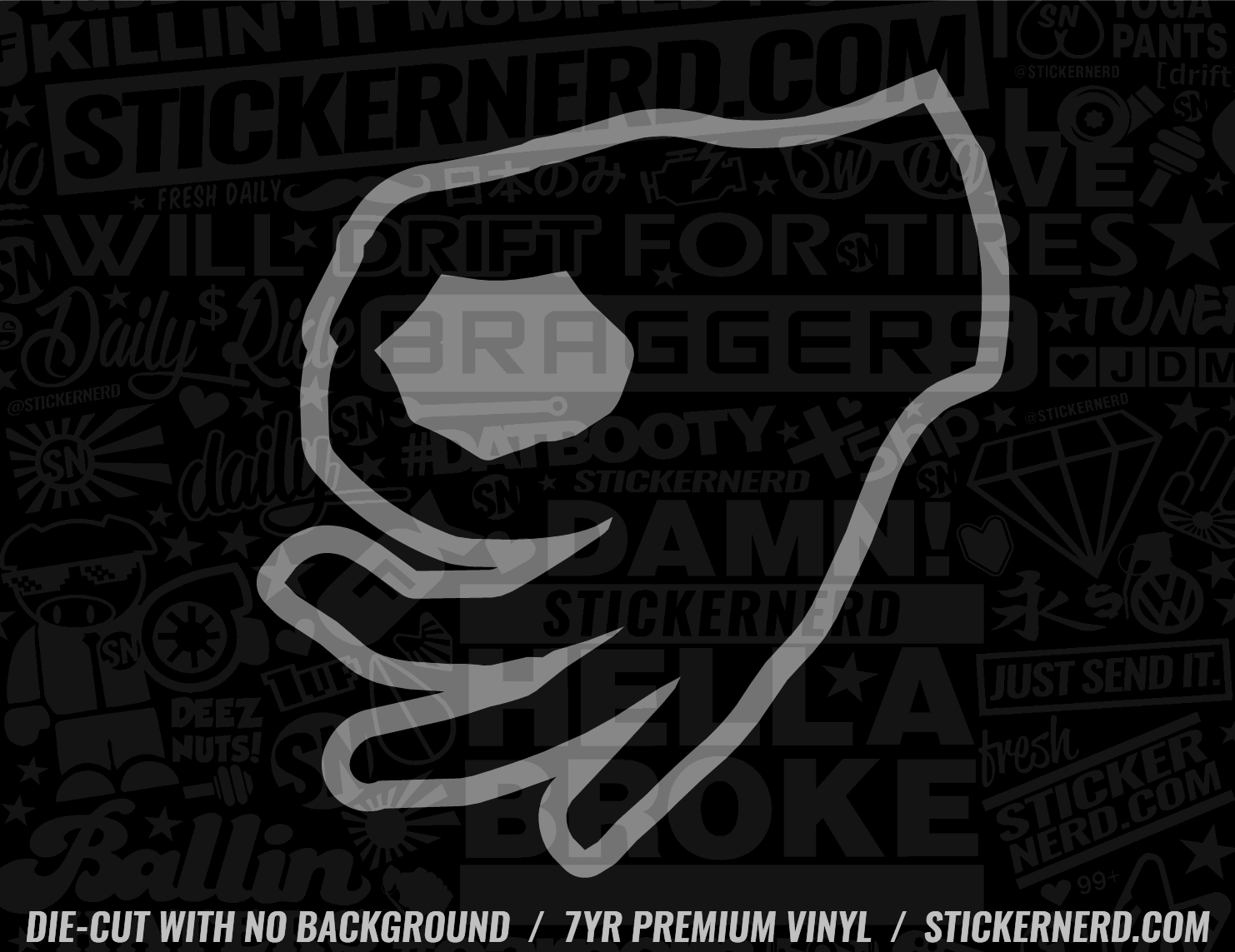 Made You Look Sticker - Window Decal - STICKERNERD.COM