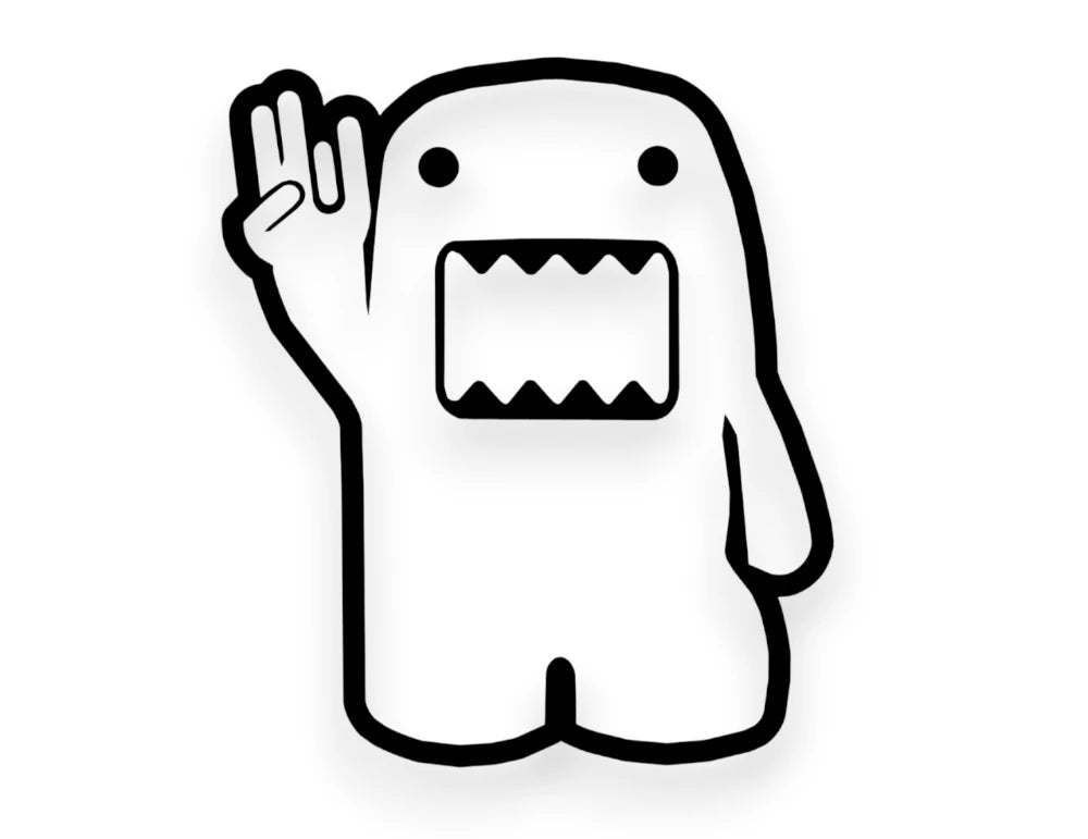 JDM Mascot Shocker Sticker - Funny Decal - STICKERNERD.COM