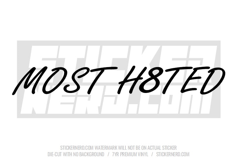 Most Hated Windshield Sticker