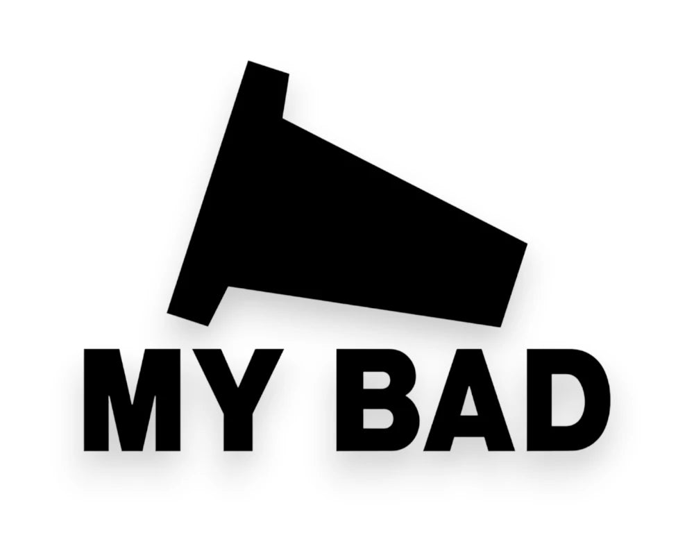 My Bad Cone Sticker - Decal - STICKERNERD.COM
