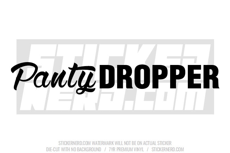 Panty Dropper Windshield Sticker