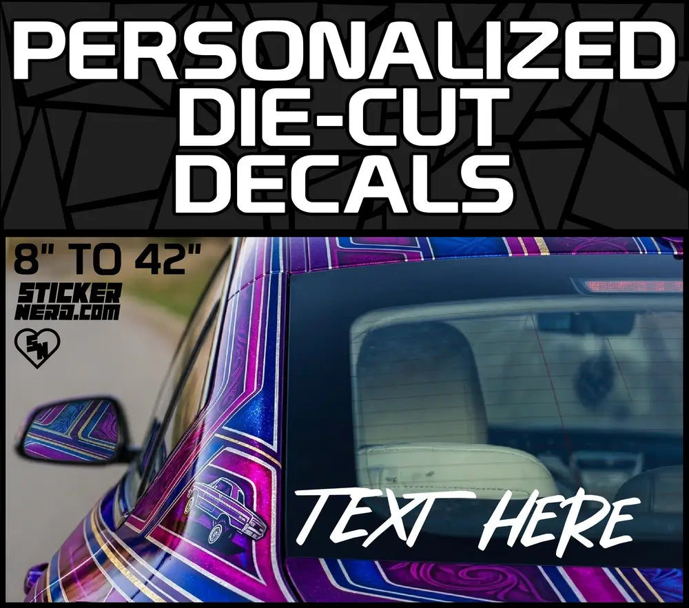 Personalized Die Cut Decals - Design Custom Stickers Online