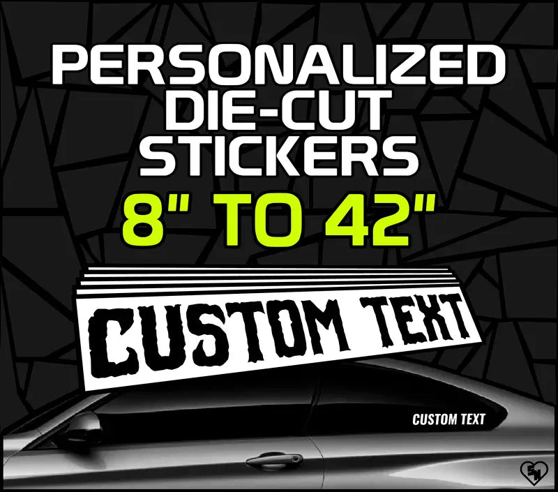 Personalized Die Cut Stickers - Design Custom Decals Online