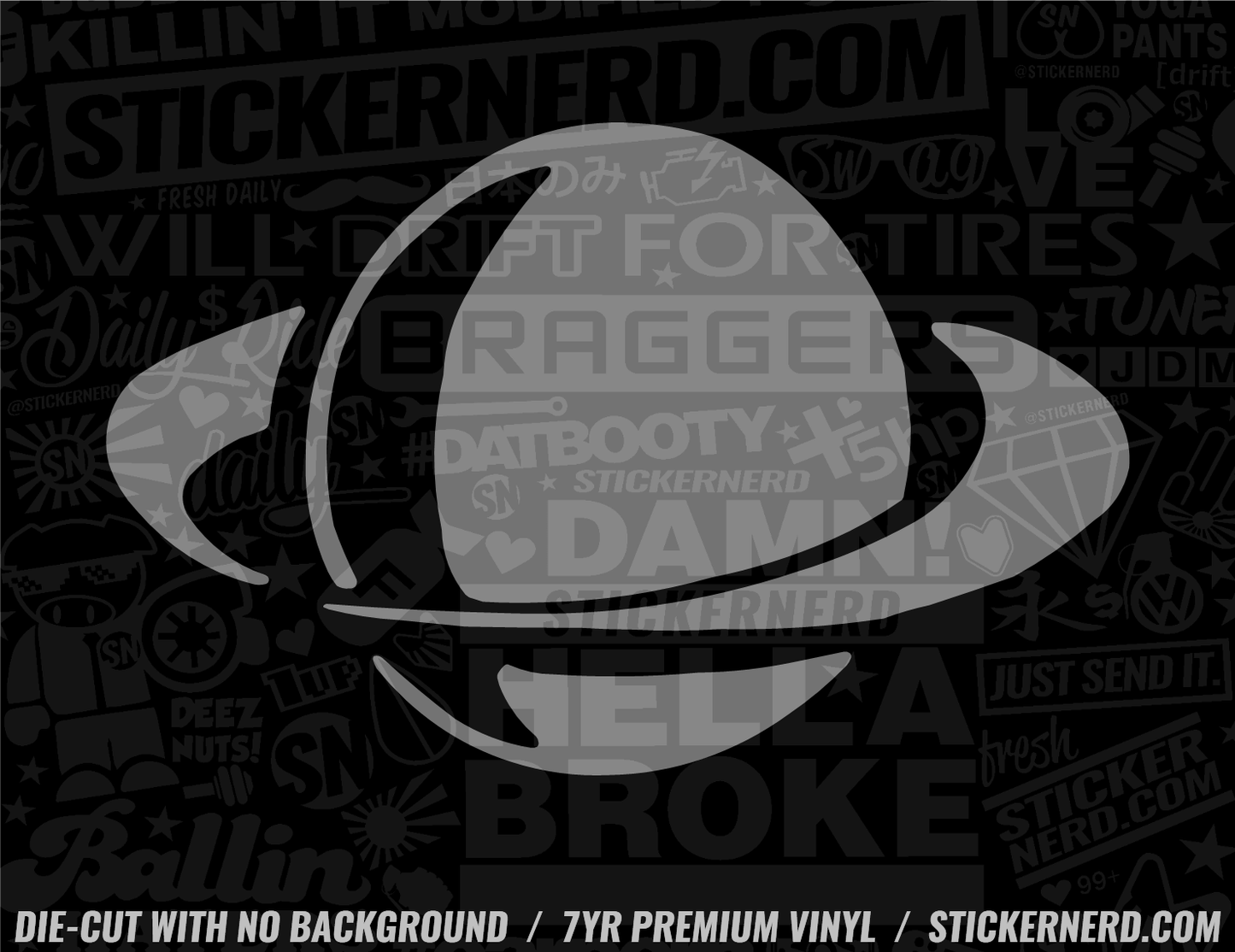 Planet Sticker - Window Decal - STICKERNERD.COM