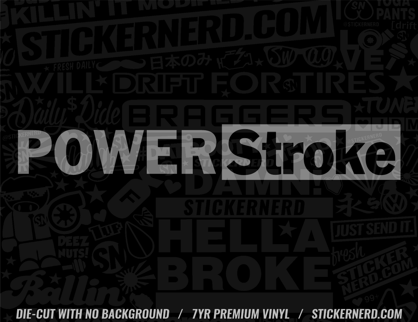 Power Stroke Sticker - STICKERNERD.COM