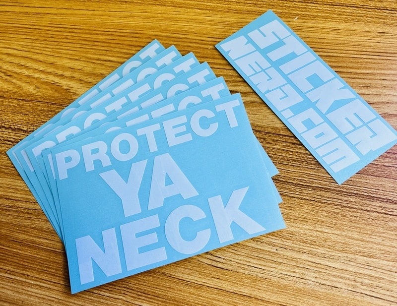 Protect Ya Neck Sticker